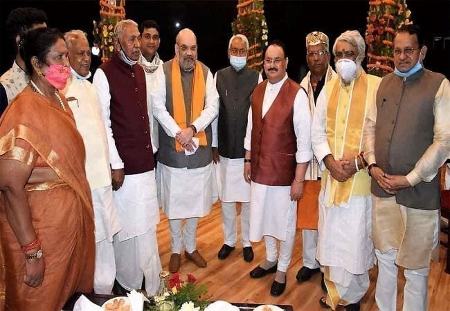 nitish and his cabinet reflects the cast balance
