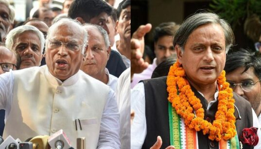 Kharge and Tharoor